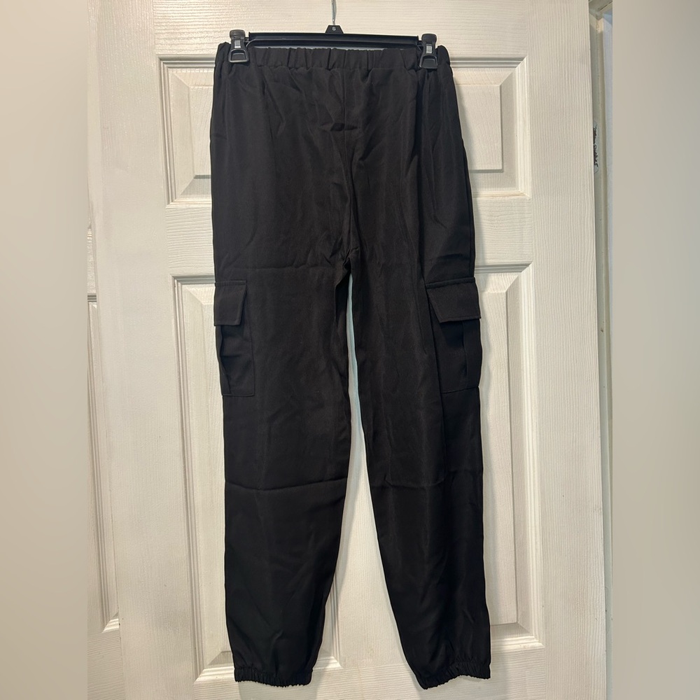 SHEIN Black Kids' Cargo pants